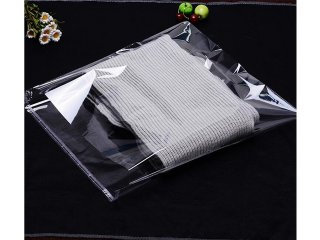 500 Clear Self-Adhesive Seal Plastic Bags 49x35cm