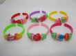 (image for) 72Pcs Shiny Open Ended Bangles Bracelets for Kids Mixed Color