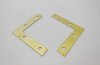 100 Angle Flat L Shaped Corner Brace Bracket 50mm x 50mm