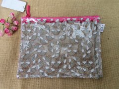4Pcs Clear Rainbow Pencil Case Zipper Bag Makeup Bag Pouch Purse 4Pcs Clear Rainbow Pencil Case Zipper Bag Makeup Bag Pouch Purse