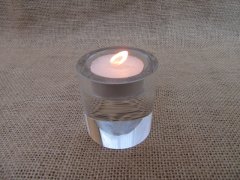 (image for) 16Pcs Round Crystal Tealight Candle Holder Wedding Party Favor