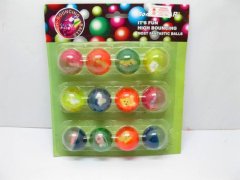 (image for) 12X Bouncing Balls with Animal Inside 32mm Mixed Colour