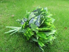 6Pcs Evergreens Plant Flower Ivy Leaf Home Garden Decor