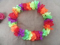 12Pcs Candy Color Hawaiian Dress Party Flower Leis/Lei Petal 8.5