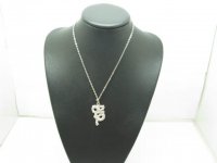 48Pcs Fashion Metal Necklace with Dragon Pendant