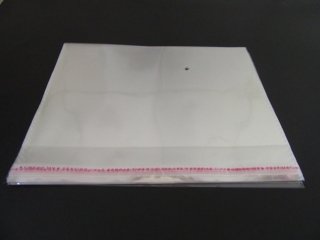 1000 Clear Self-Adhesive Seal Plastic Bags 16x20cm