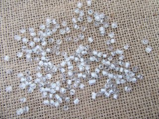 490Grams White Round Glass Seed Beads 2-5mm
