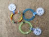 12Pcs Rubber Beads Braclets 7cm Dia. L Size Mixed 12Pcs Rubber Beads Braclets 7cm Dia. L Size Mixed