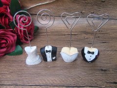 8Pairs Bridal & Groom Number Name Seat Card Holder Wedding Party 8Pairs Bridal & Groom Number Name Seat Card Holder Wedding Party