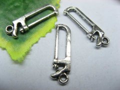 200 Charms Metal Hand Saw Pendants Jewelry Finding ac-mp210 200 Charms Metal Hand Saw Pendants Jewelry Finding ac-mp210