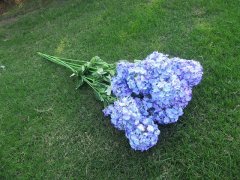 6Pcs Purple Artificial Hydrangea Flower Arrangement Home Wedding 6Pcs Purple Artificial Hydrangea Flower Arrangement Home Wedding