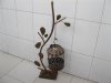 1X Copper Plated Hanging Bird Cage & Stand Wedding Favor 1X Copper Plated Hanging Bird Cage & Stand Wedding Favor