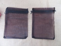 98Pcs Dark Coffee Drawstring Jewelry Gift Pouches 20x16cm 98Pcs Dark Coffee Drawstring Jewelry Gift Pouches 20x16cm
