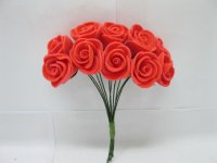 12BundleX10Pcs Craft Scrapbooking Wedding Decor Red Rose