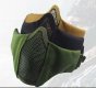 1Pc Airsoft Metal Steel Mesh Mask Protective Half Face Mask For
