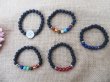 5Pcs New Black Gemstones Yoga Healing Energy Bracelet