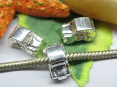 20Pcs Silver Plated Car Shape European Thread Beads 20Pcs Silver Plated Car Shape European Thread Beads
