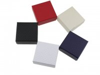 12 Square Earring Ring Cardboard Jewelry Gift Box 50x50x32mm