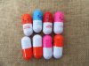 50Pcs Emoticons Emoji Capsule Pill Retractable Ballpoint Pen Mix
