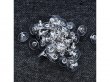 1000 Silver Plated Earring Back Stoppers Finding 10x6mm