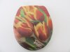 1X New Tulip Flower Soft Toilet Seat & Cover 42cm Long