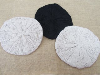 5X Winter Warm Caddice Cap Hat Crochet Hat Braided Beanie Cap Mi