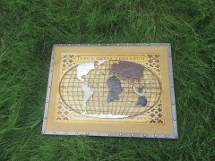 1Pc Iron Wall Art Globe Metal Mural Wall Hanging Home D?cor 1Pc Iron Wall Art Globe Metal Mural Wall Hanging Home D?cor