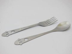 10Sets Smile Face Spoon & Fork Wedding Bombonieres Favor