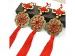 6Pcs Lucky Chinese Fengshui Hanging Charm Amulet Coins Pendants