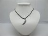 12 Hematite Beaded Necklaces Ivory Pendants 12 Hematite Beaded Necklaces Ivory Pendants