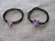 1Pc Pink Crystal Rhinestone Elastic Hair Ties Bands Scrunchies