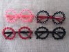 6Pcs Funny Round Flower Glasses Frame Kids Toy Mixed