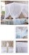 1X White Gorgeous Four Poster Bed Canopy/Mosquito Net