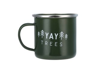 8X Enamel Mug Camping Enamel Cup 500ML Mixed Color