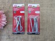 6Packs x 5Pcs Bend Screw Hook Home Furniture Hardware