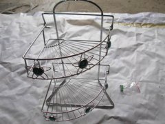 1Pc New 2-Layer Corner Bath Bathroom Rack Display w/Rhinestone 1Pc New 2-Layer Corner Bath Bathroom Rack Display w/Rhinestone