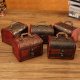 2Pcs Vintage Design Wooden Jewelry Box Gift Box Assorted