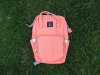 1X Pink Large Capacity Backpack Mom Baby Care Bag Diaper Nappy