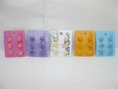 180 Pairs Colorful Arcylic Earring Studs Assorted