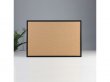 1X Cork Notice Board Wood Framed Memo Bulletin Board Office Home