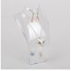 5Pcs Clear Acrylic Necklace Display Bust Stand 21cm High