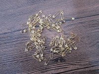 12Boxes Golden Color Sewing Craft Mini Clothes Safety Pins