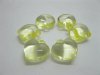 450 Yellow Polish Plastic Heart Beads Pendants