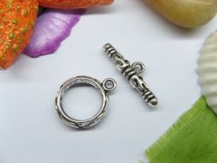 50sets Metal Circle Toggle Clasp yw-ac-tc118