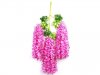 12Pc Pink Artificial Silk Hanging Flower Garland Vine Wisteria 12Pc Pink Artificial Silk Hanging Flower Garland Vine Wisteria