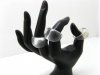 100 Crystal plastic Rings 100 Crystal plastic Rings