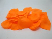 1000X Rose Petals Wedding Party Decoration - Orange & Red