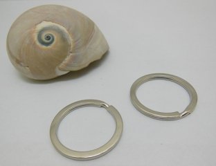 200 Nickel Plated Split Ring Split Key Rings 35mm kr-a45