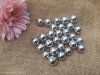 250g (100Pcs) Nickel Plated Coated 16mm Round Spacer Beads