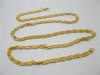 60 Strands 60cm Golden Scroll Link Finished Necklace Chains